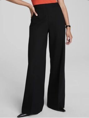 Spanx SPANXsupersmooth PerfectFit Ponte Wide Leg Pants Trousers Size Small Work